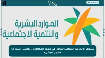 تسجيل الأجور غير المنطقية للعامل في صفحة المخالفات.. تفاصيل جديدة من “الموارد البشرية”